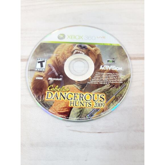 Cabela's Dangerous Hunts 2009 (Microsoft Xbox 360) Tested - Picture 2 of 9
